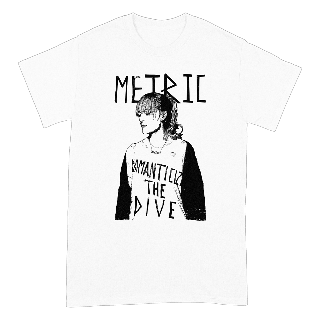 Metric Romanticize The Dive T-Shirt - White - Metric Online Store