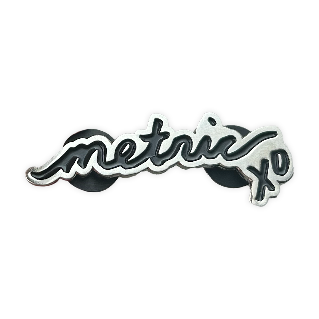 metric xo Lapel Pin