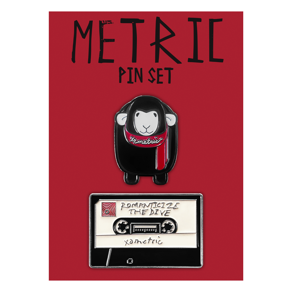 Sheep and Tape Lapel Pin Set