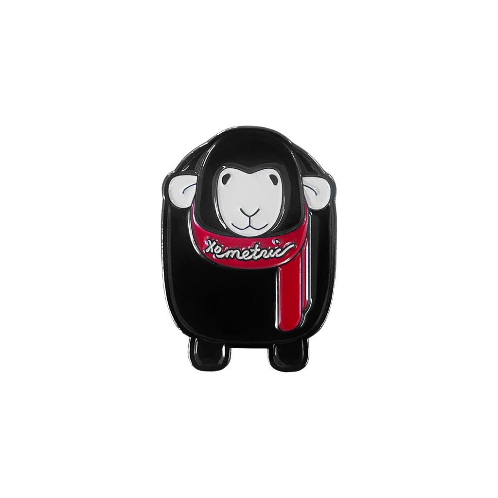 Sheep and Tape Lapel Pin Set