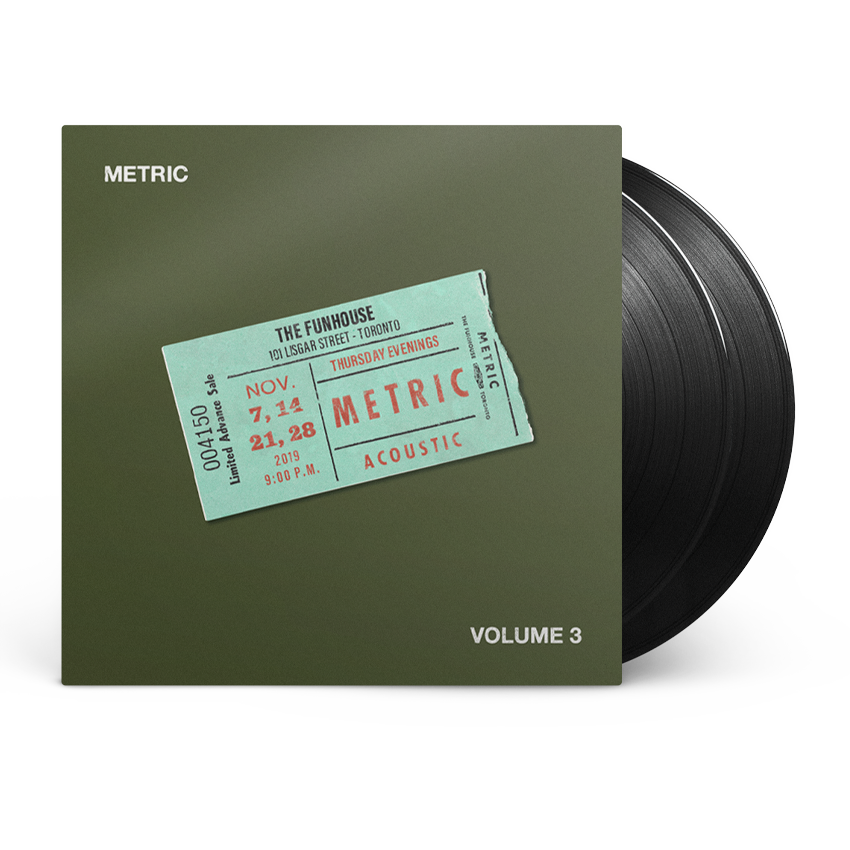 METRIC Greatest Hits Vol 1.0 shops Gold Vinyl (Limited Edition)