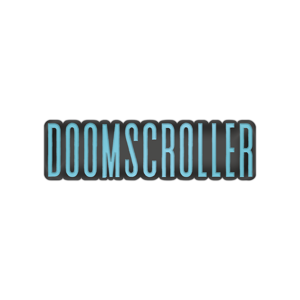 Doomscroller Lapel Pin - Limited Edition