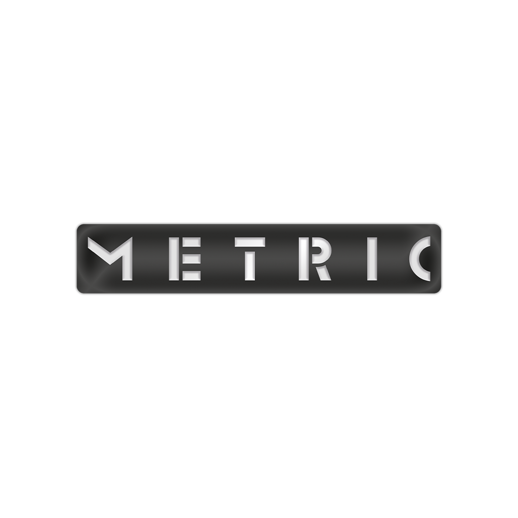 Metric Logo Lapel Pin - Limited Edition