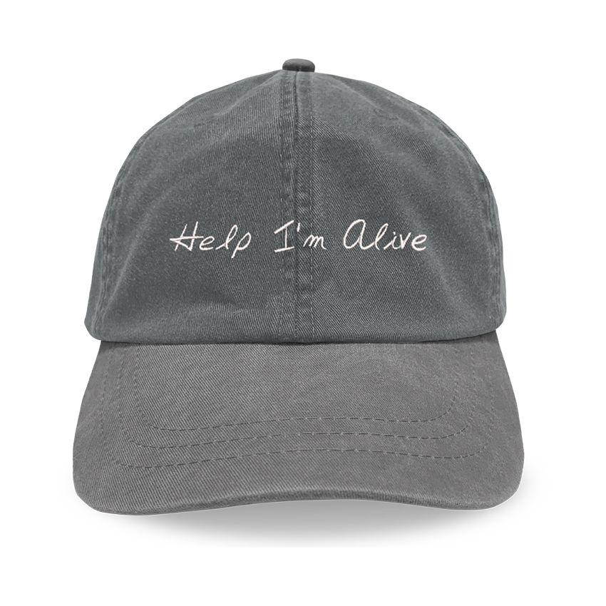Help I'm Alive Embroidered Cap