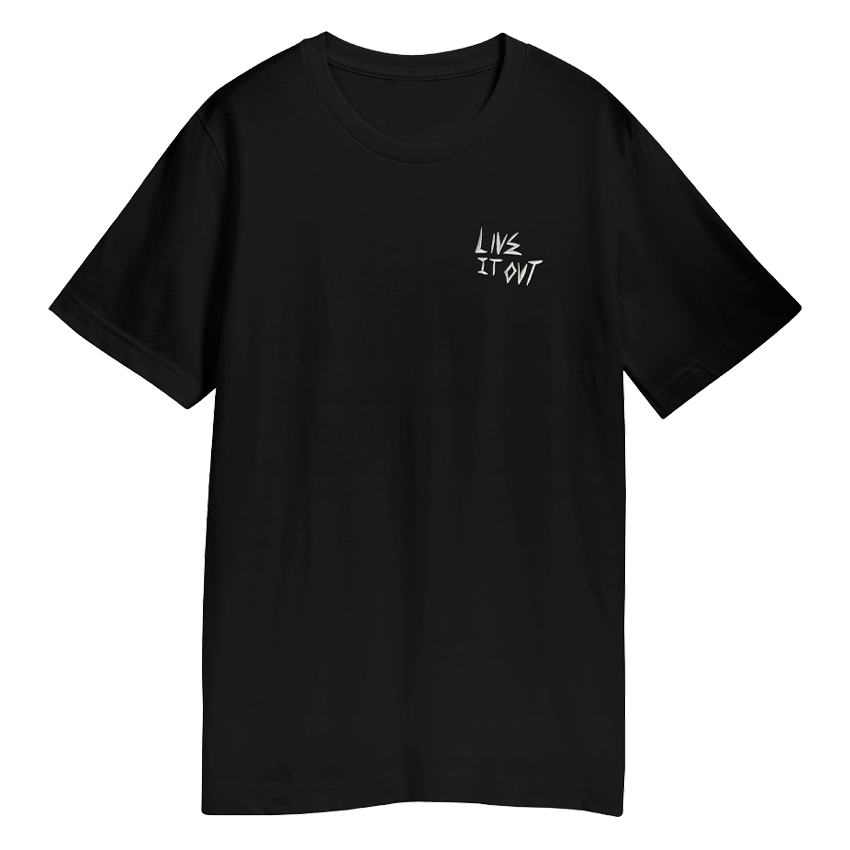Live It Out Embroidered T-Shirt